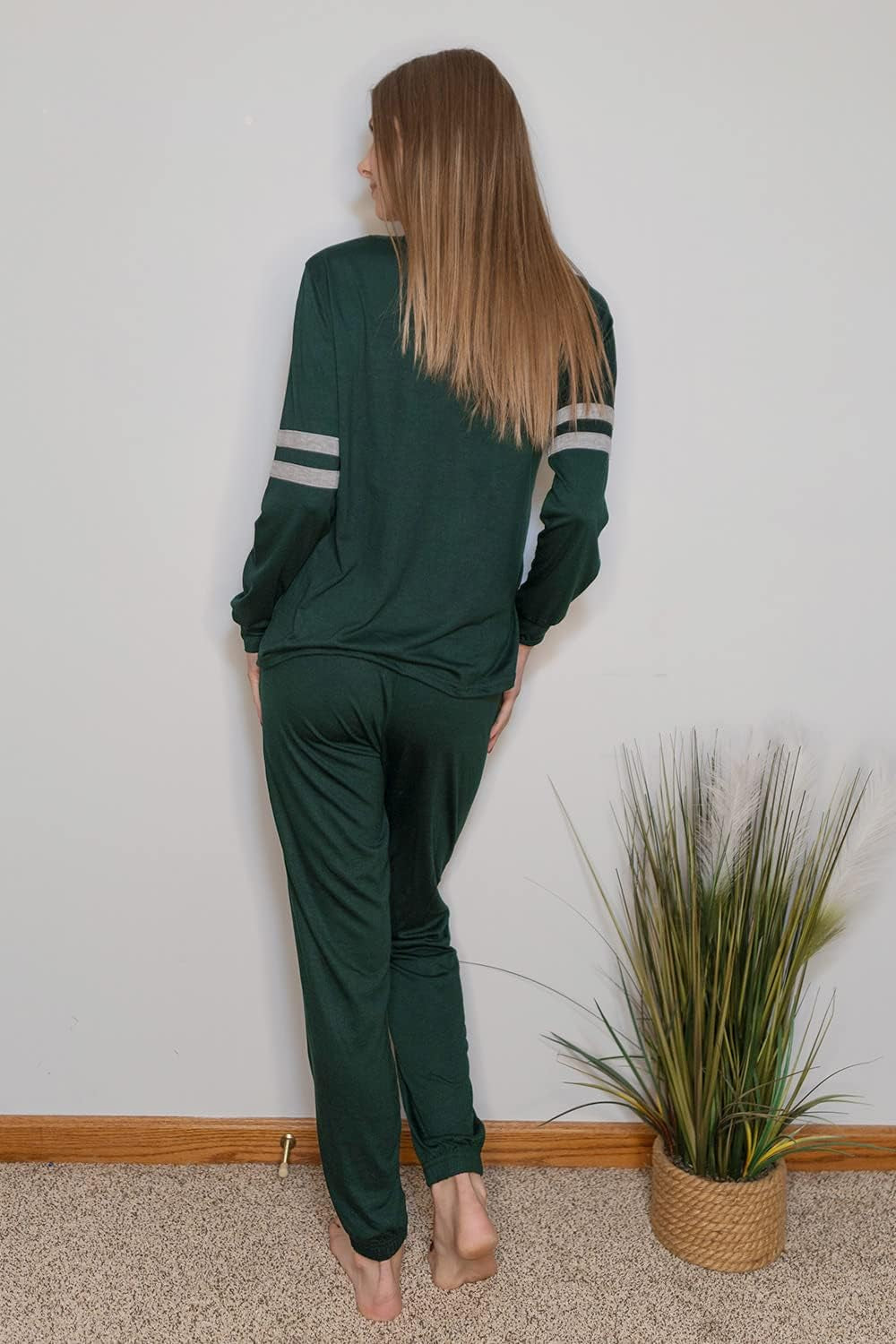 Womens 2 Piece Sets 2026 Long Sleeve Tops High Waisted Sweatpants Lounge Set Fall Fashion Travel Outfits