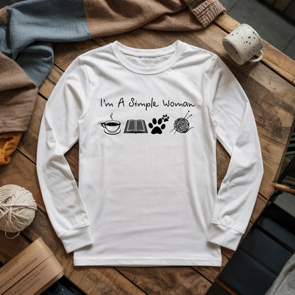 Simple Woman Long Sleeve T-shirt